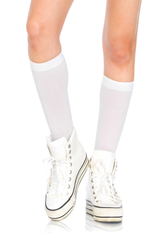 85061 leg avenue nylon knee highs