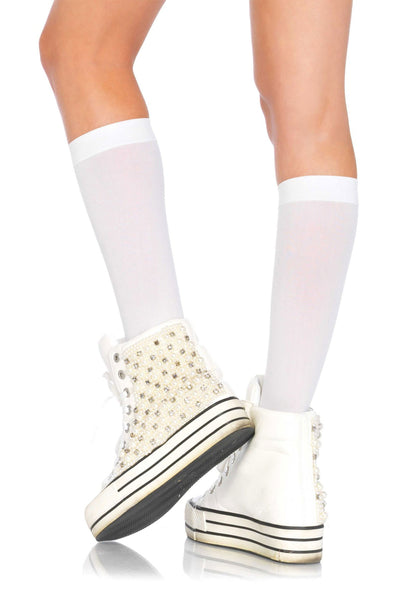 85061 leg avenue nylon knee highs