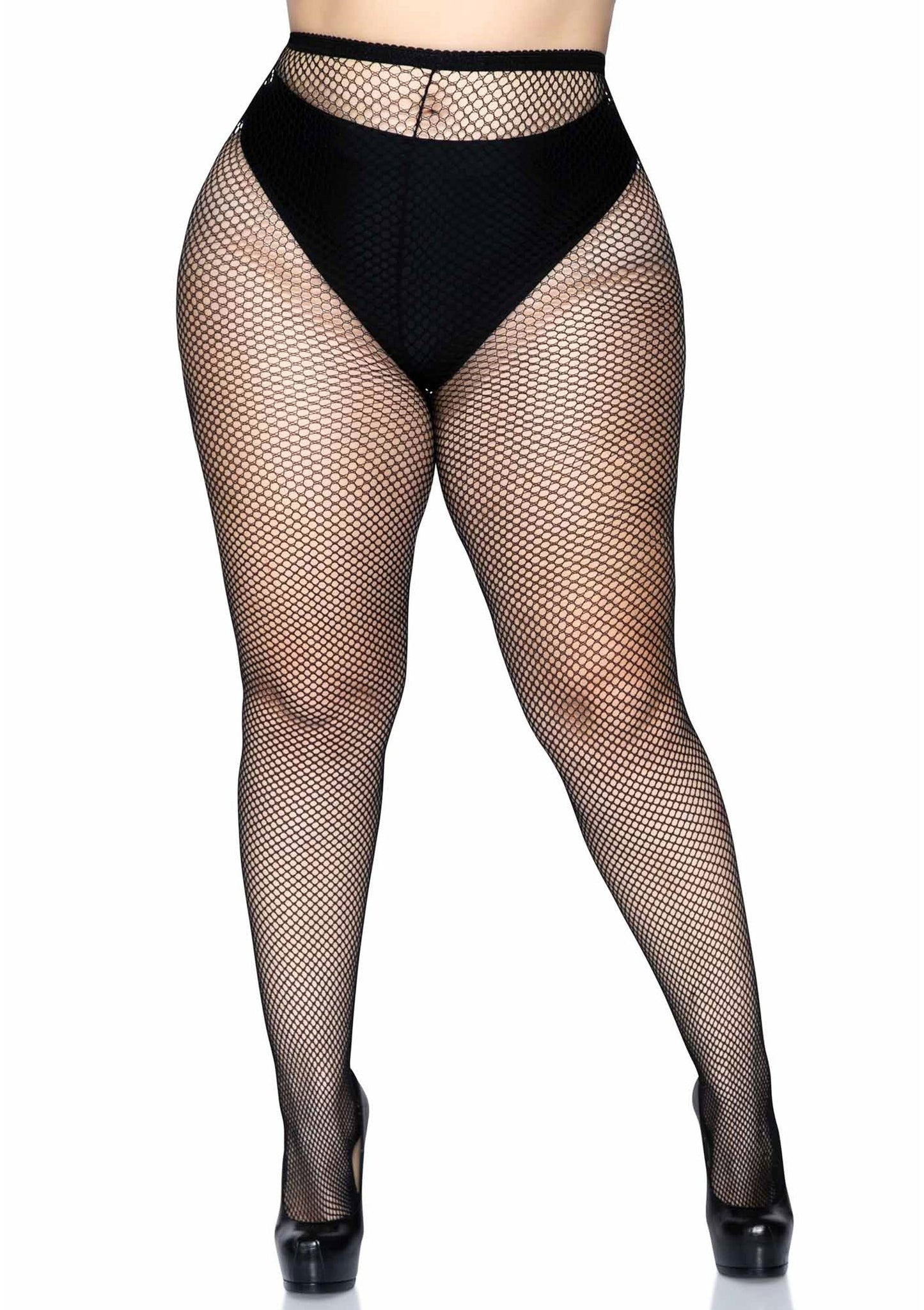 Plus Fishnet Pantyhose