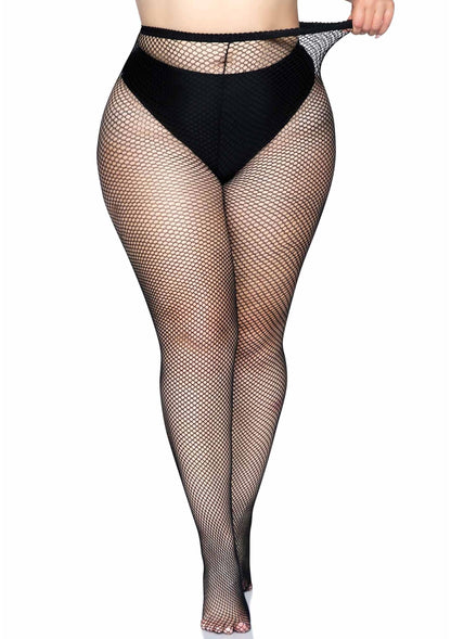 Plus Fishnet Pantyhose