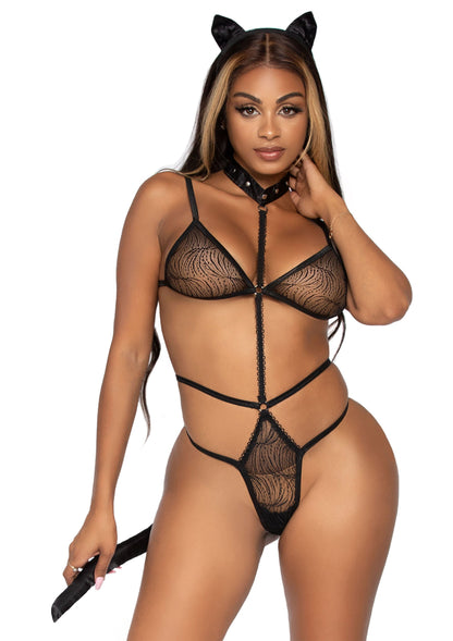 85211 leg avenue very sexy lingerie roleplay sex kitten teddy