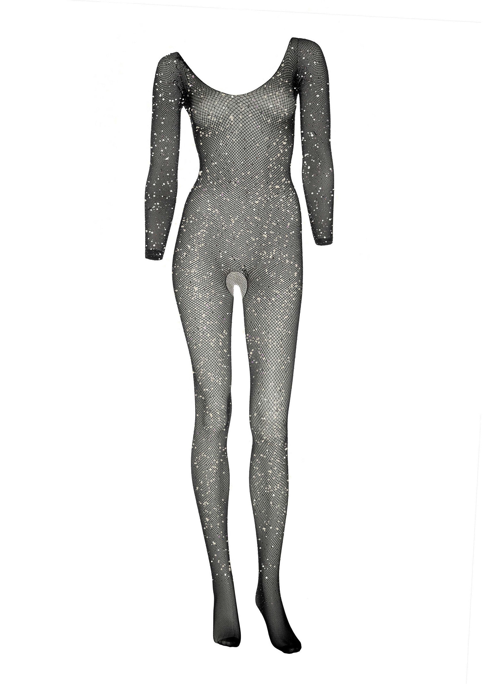 85242 leg avenue very sexy lingerie seamless fishnet bodystocking