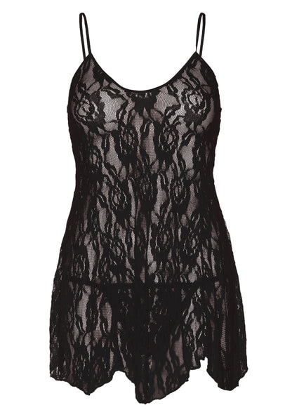 85441 leg avenue very sexy lingerie rose lace flair chemise