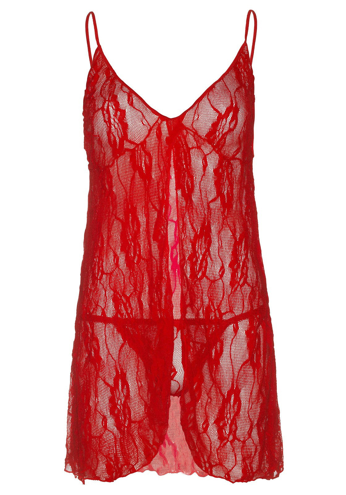 85448 leg avenue very sexy lingerie romantic lace babydoll with string