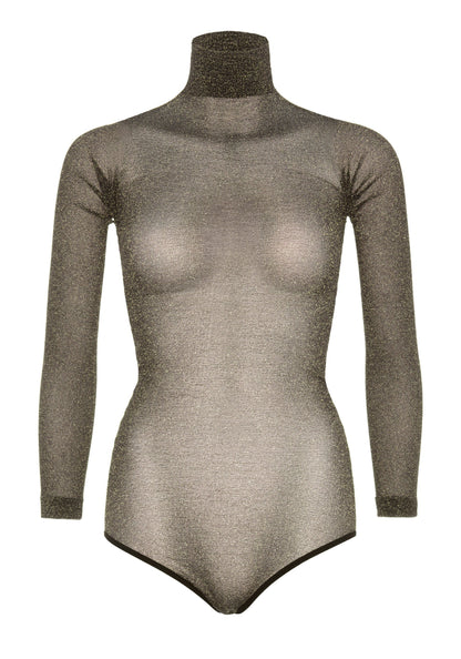 86520 leg avenue very sexy lingerie lurex snapcrotch bodysuit