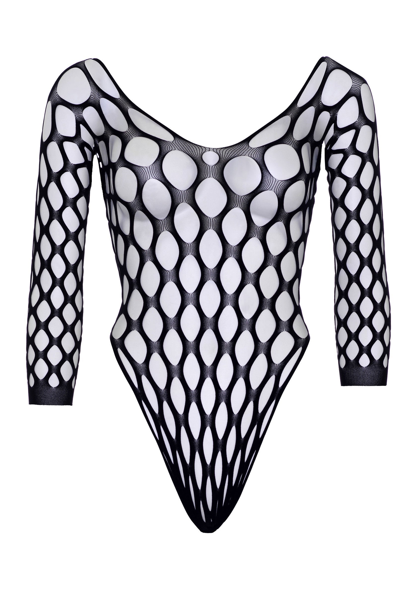 86539 leg avenue pothole net 34 sleeve bodysuit