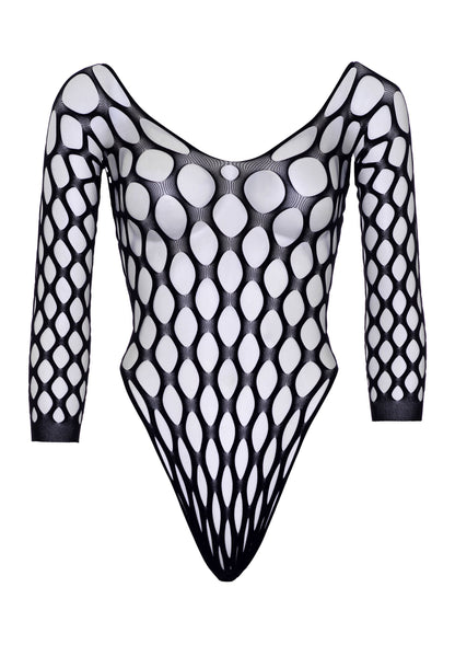 86539 leg avenue pothole net 34 sleeve bodysuit