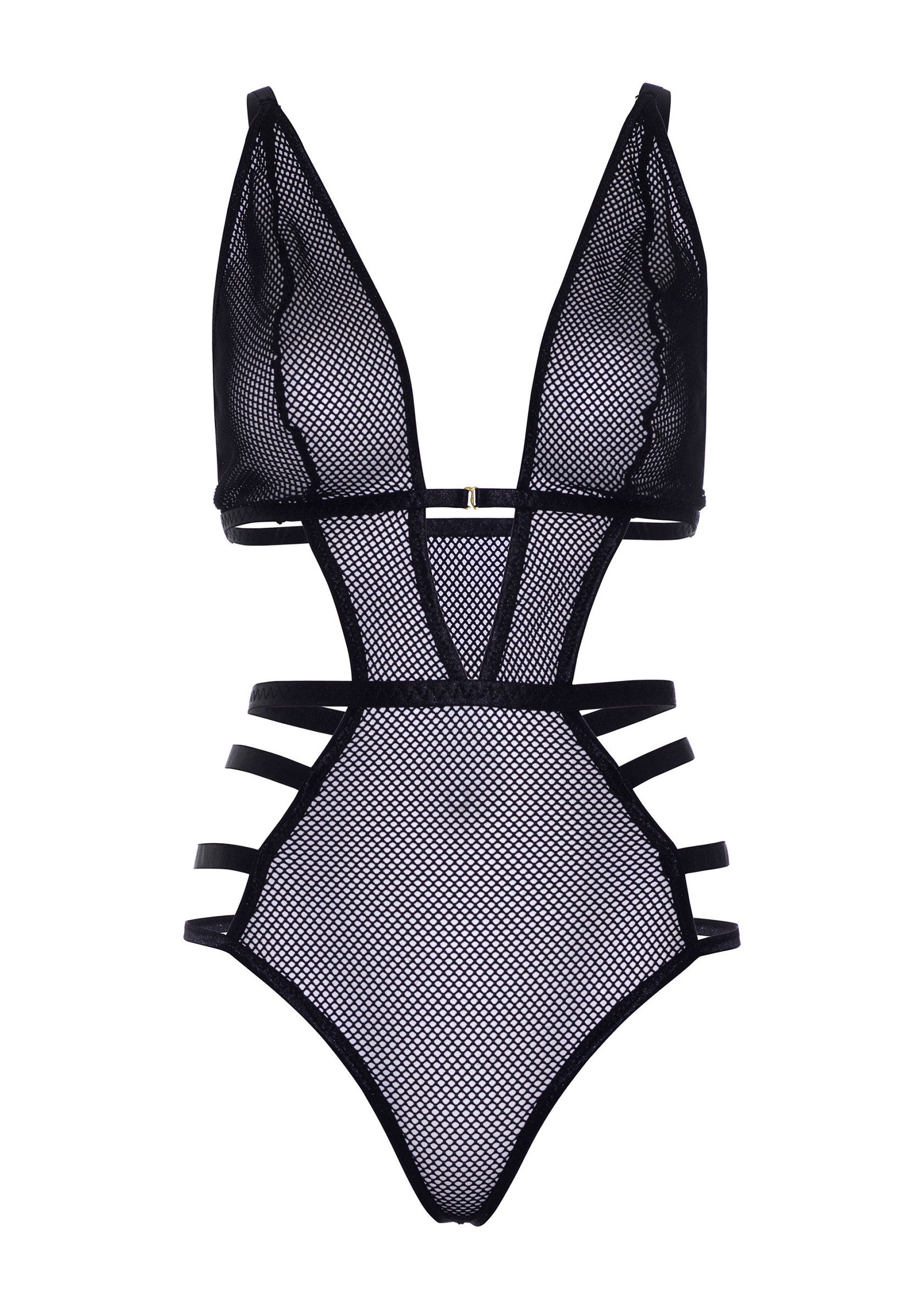 86541 leg avenue strappy teddy with adjustable straps