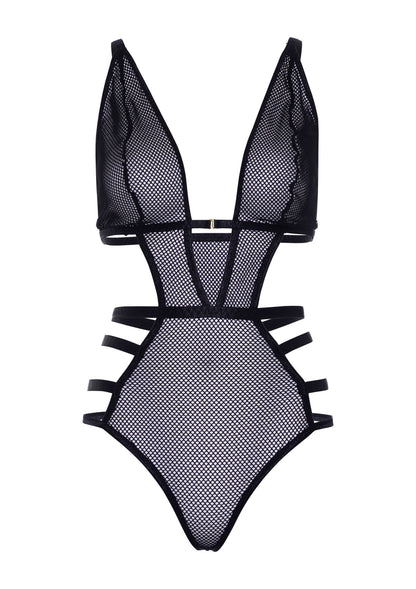 86541 leg avenue strappy teddy with adjustable straps