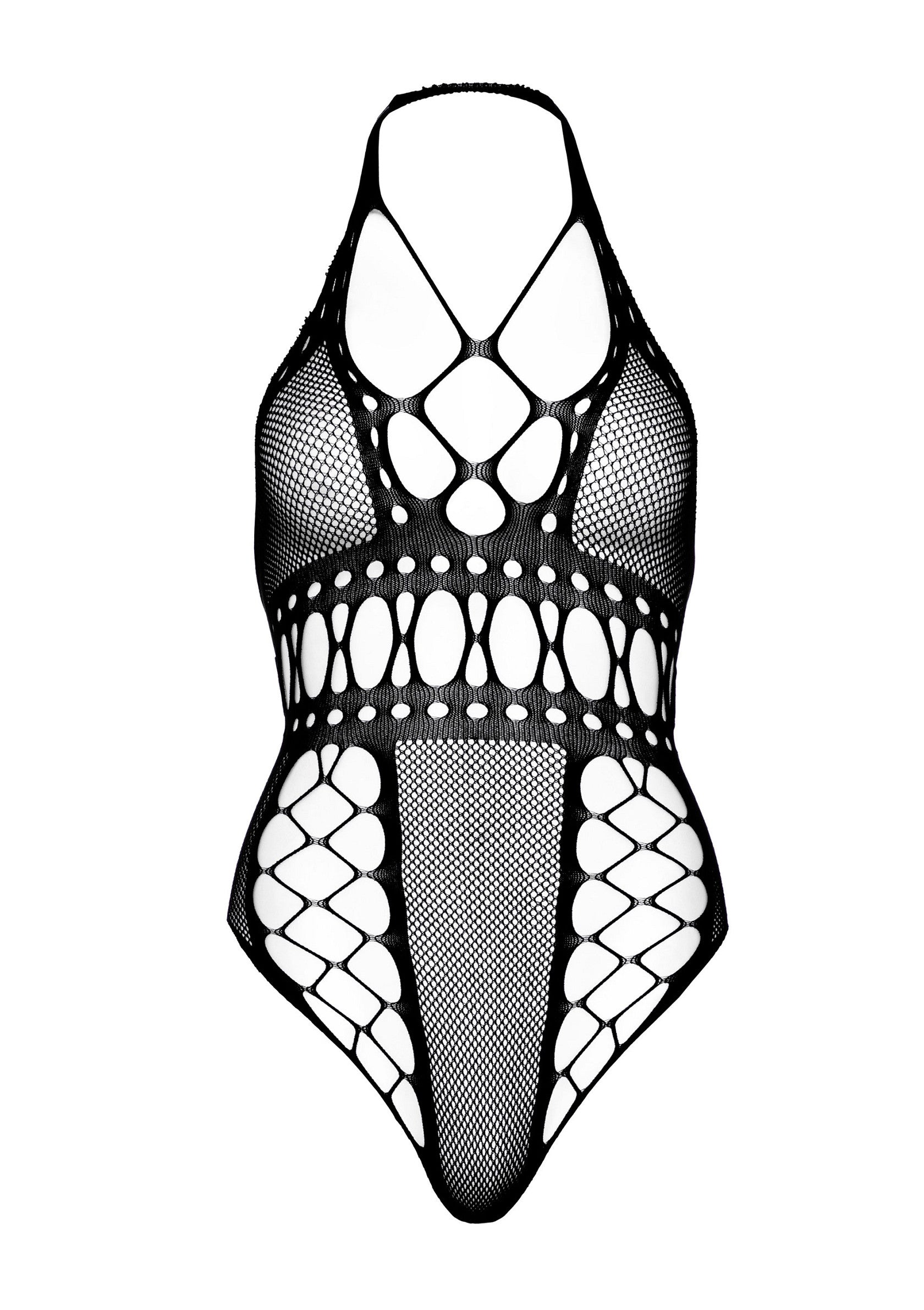 86542 leg avenue multi net backless thong teddy