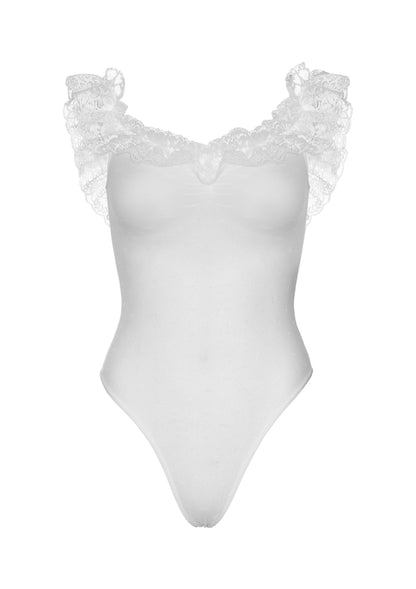 86574 leg avenue off the shoulder teddy with snap crotch