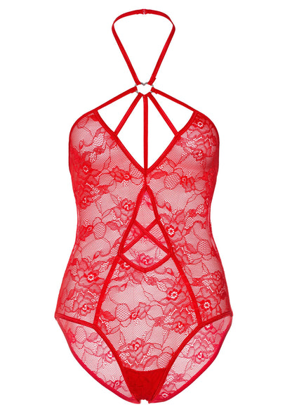 86576 leg avenue teddy with heart and keyhole accent
