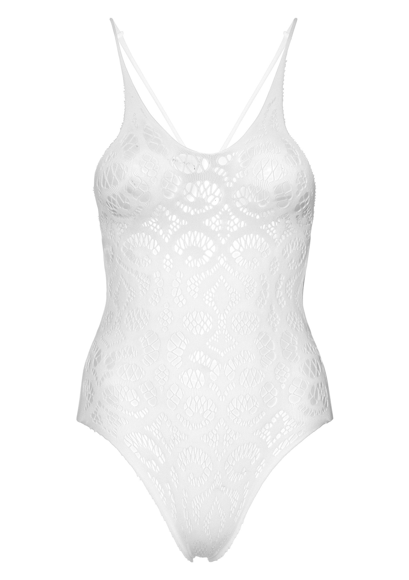 86607 leg avenue very sexy lingerie seamless lace teddy with strappy back