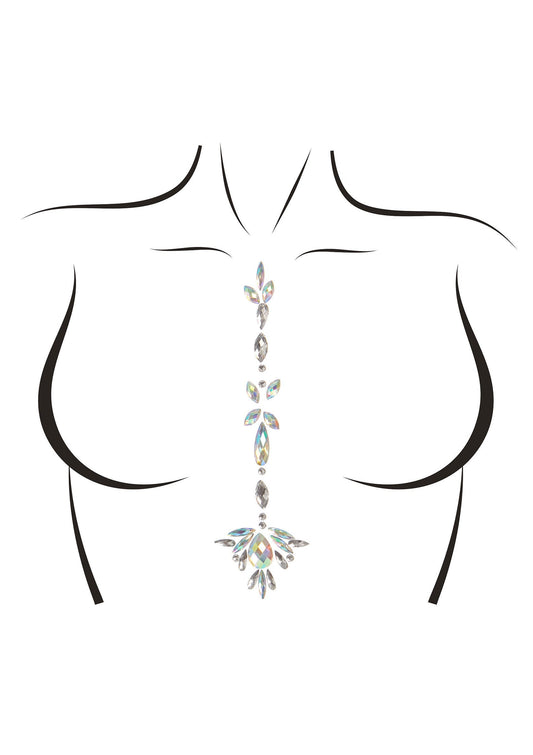 87996 leg avenue jade adhesive body jewels sticker