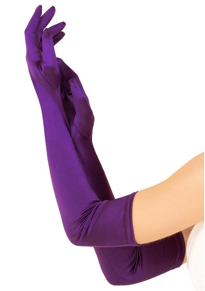 Extra Long Satin Gloves