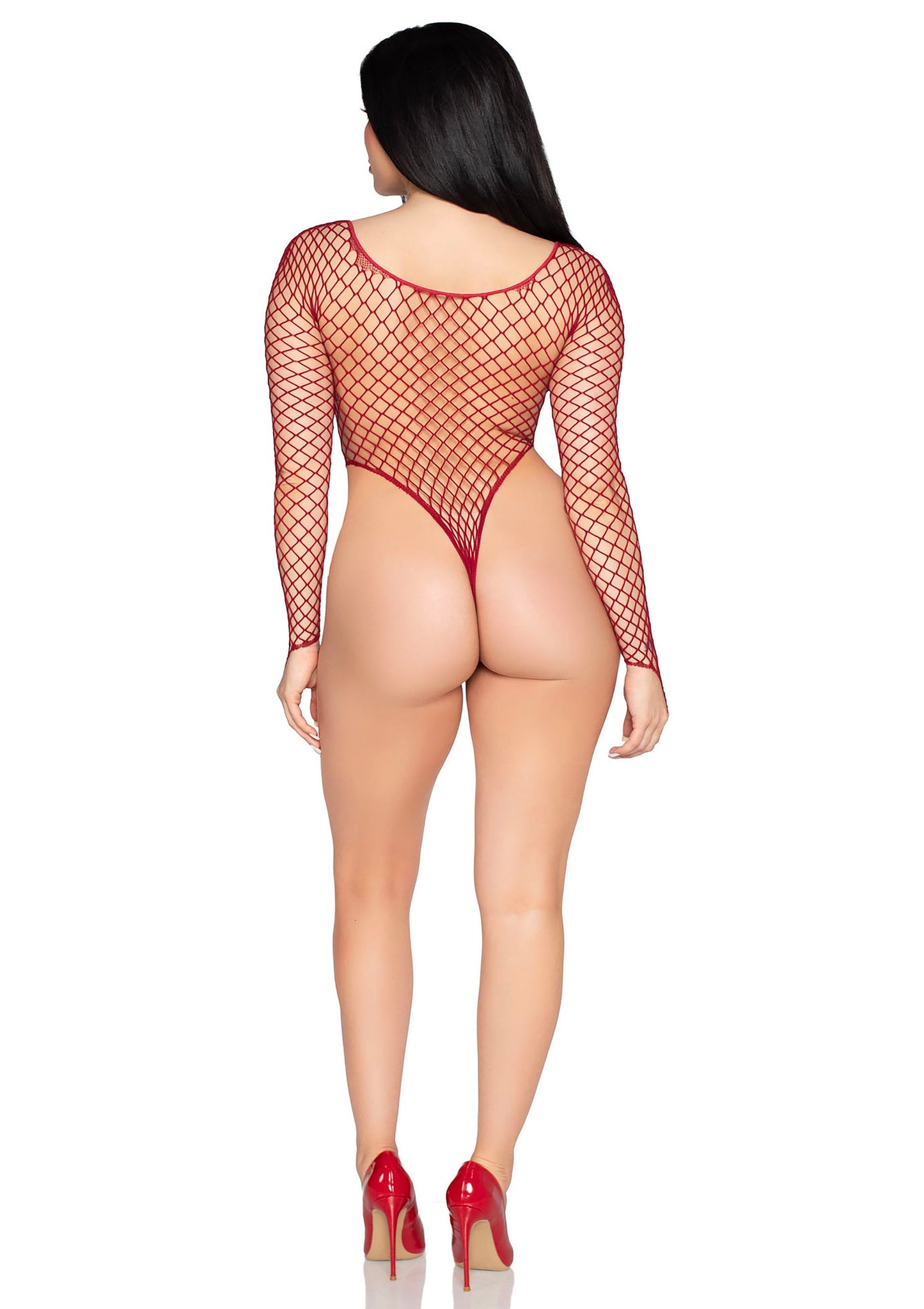 High-Cut Industrial Net Bodysuit