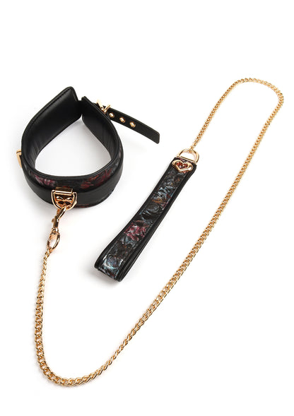 Floral Jacquard Collar & Leash