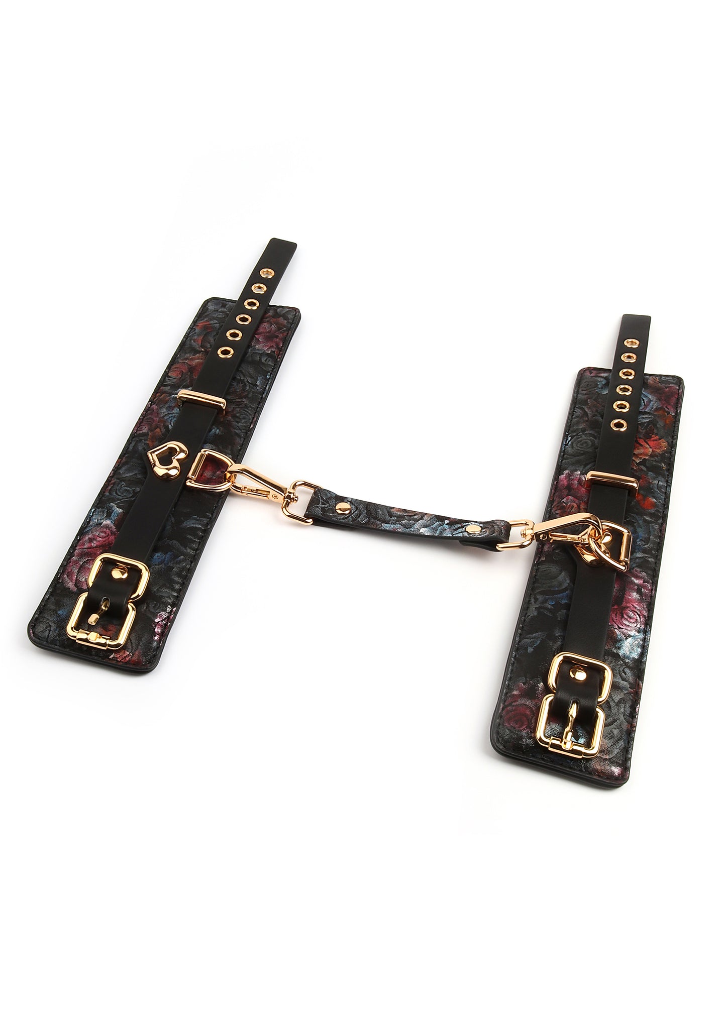 Floral Jacquard Wrist Cuffs