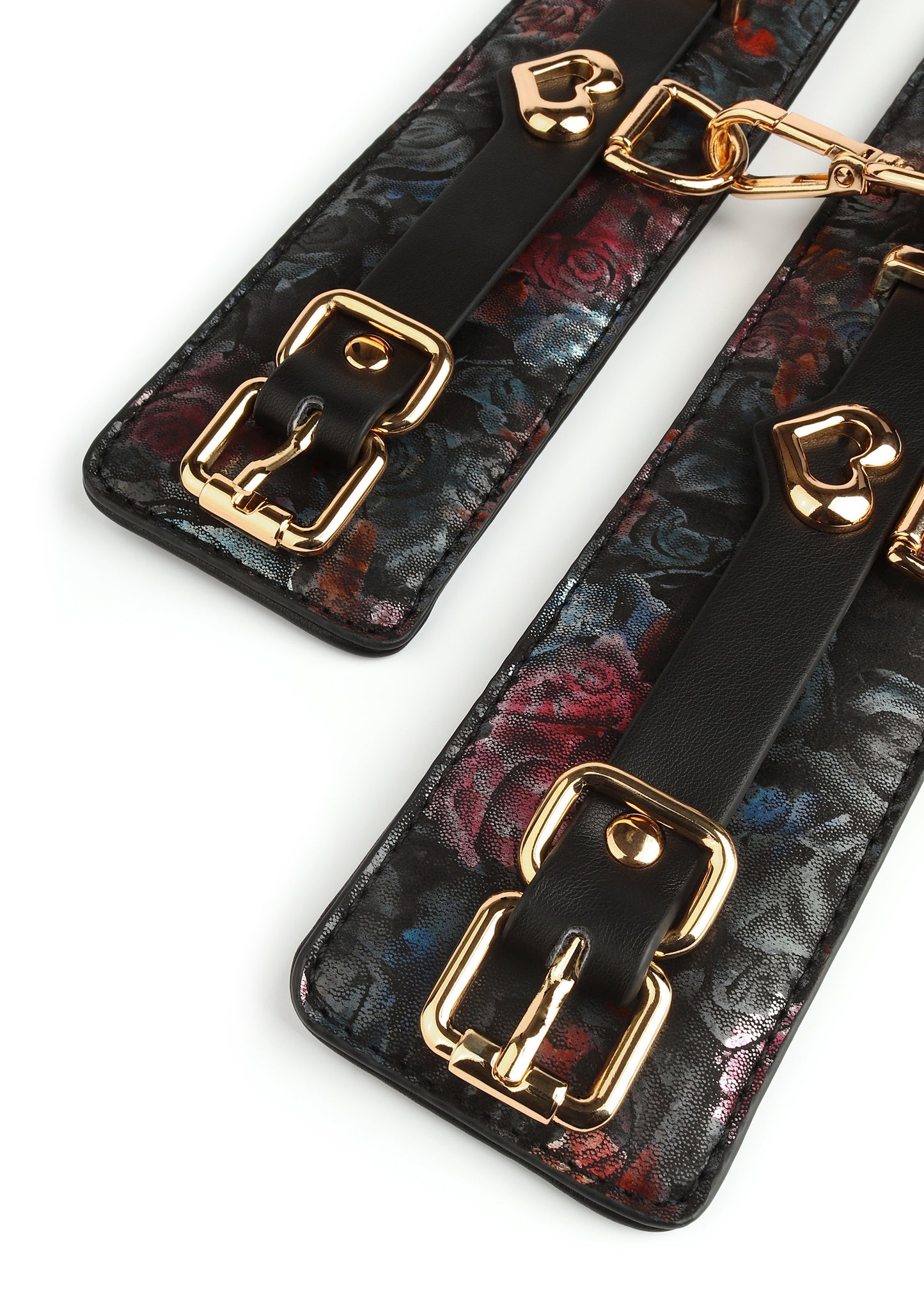 Floral Jacquard Wrist Cuffs