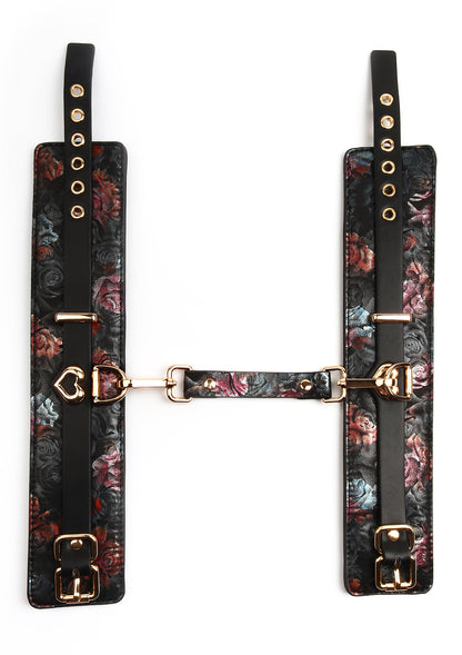 Floral Jacquard Ankle Cuffs