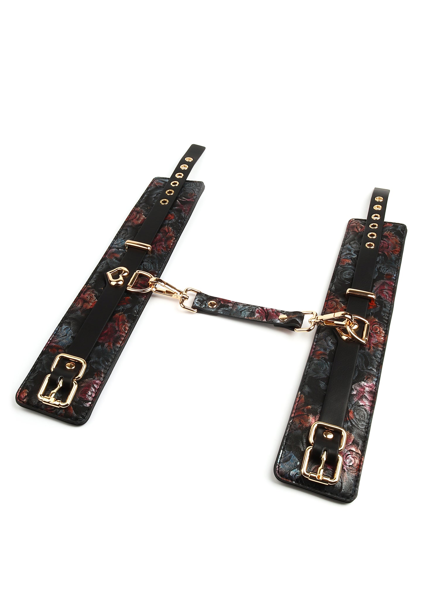Floral Jacquard Ankle Cuffs