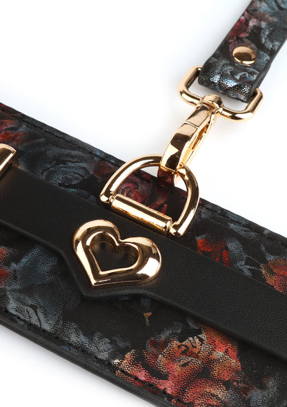 Floral Jacquard Ankle Cuffs