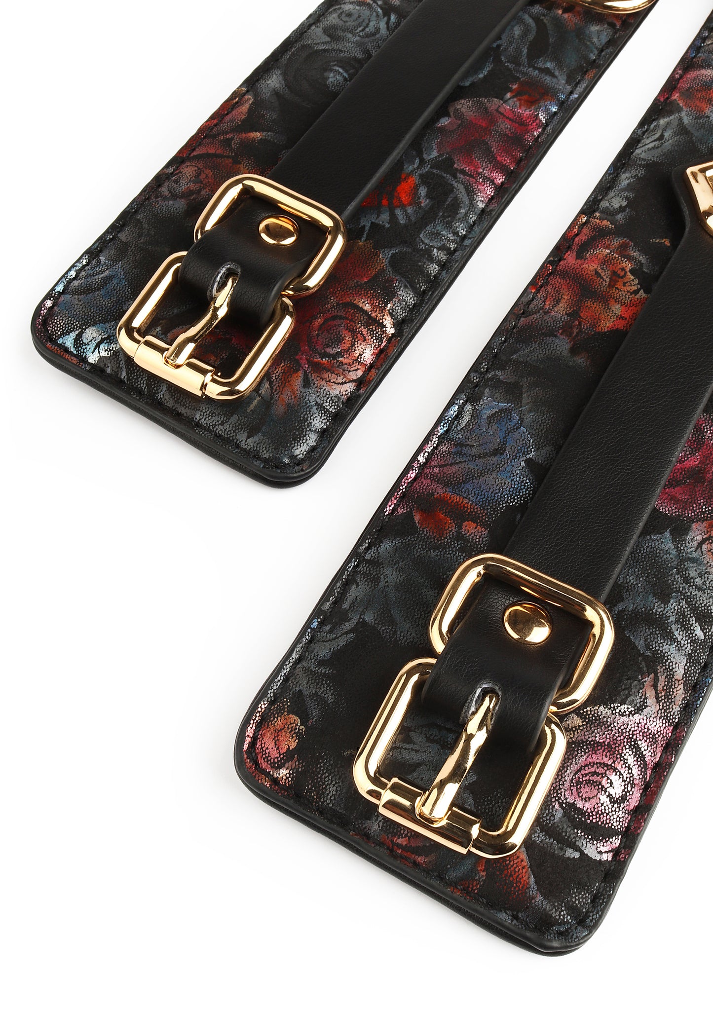 Floral Jacquard Ankle Cuffs