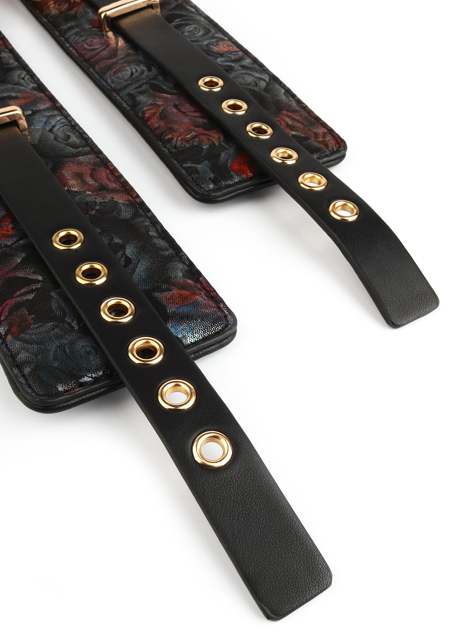 Floral Jacquard Ankle Cuffs