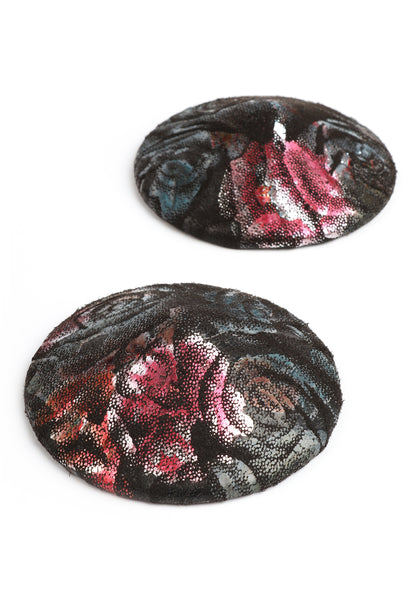 Floral Jacquard Nipple Pasty