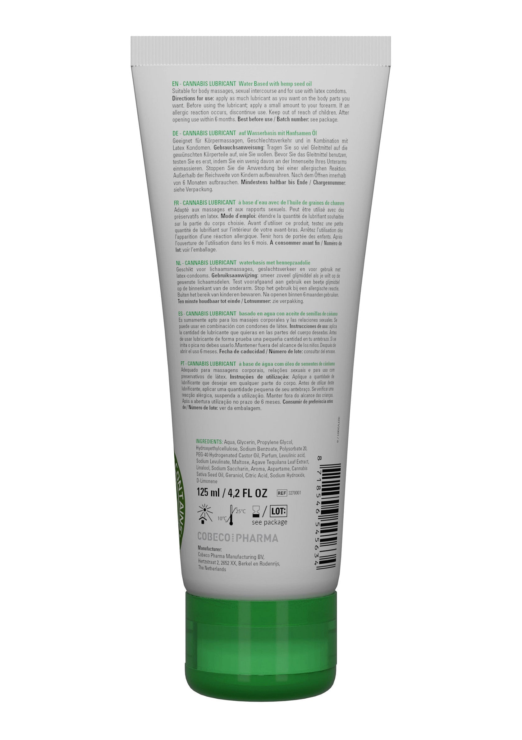 92510 cobeco cannabis lubricant 125ml