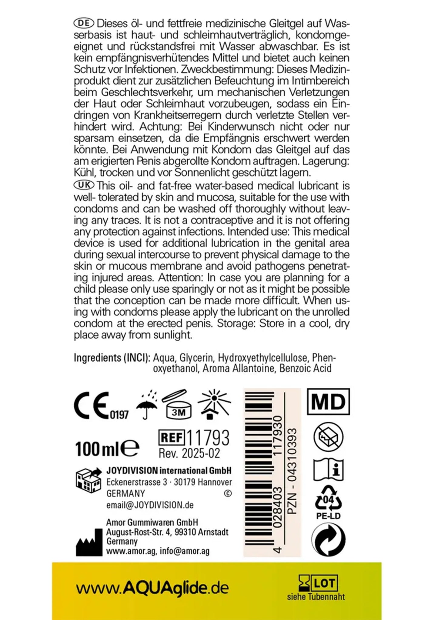 Aquaglide 100 ml