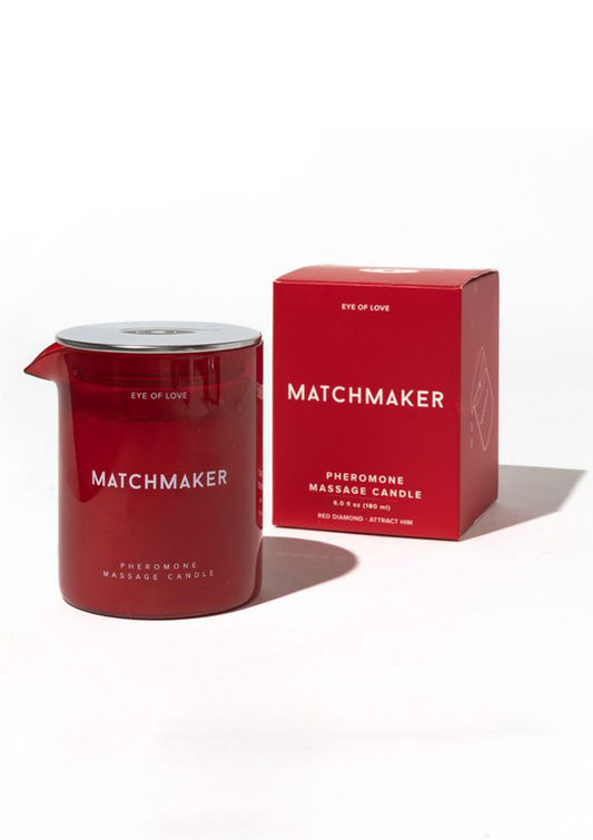 93912 eye of love matchmaker pheromone massage candle red diamond