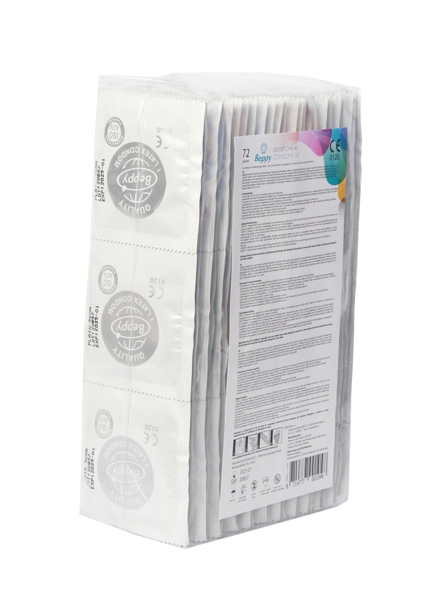 96211 beppy condoms white 72pcs
