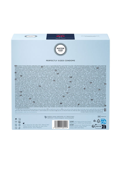 MISTER SIZE 60mm Condoms 3pcs