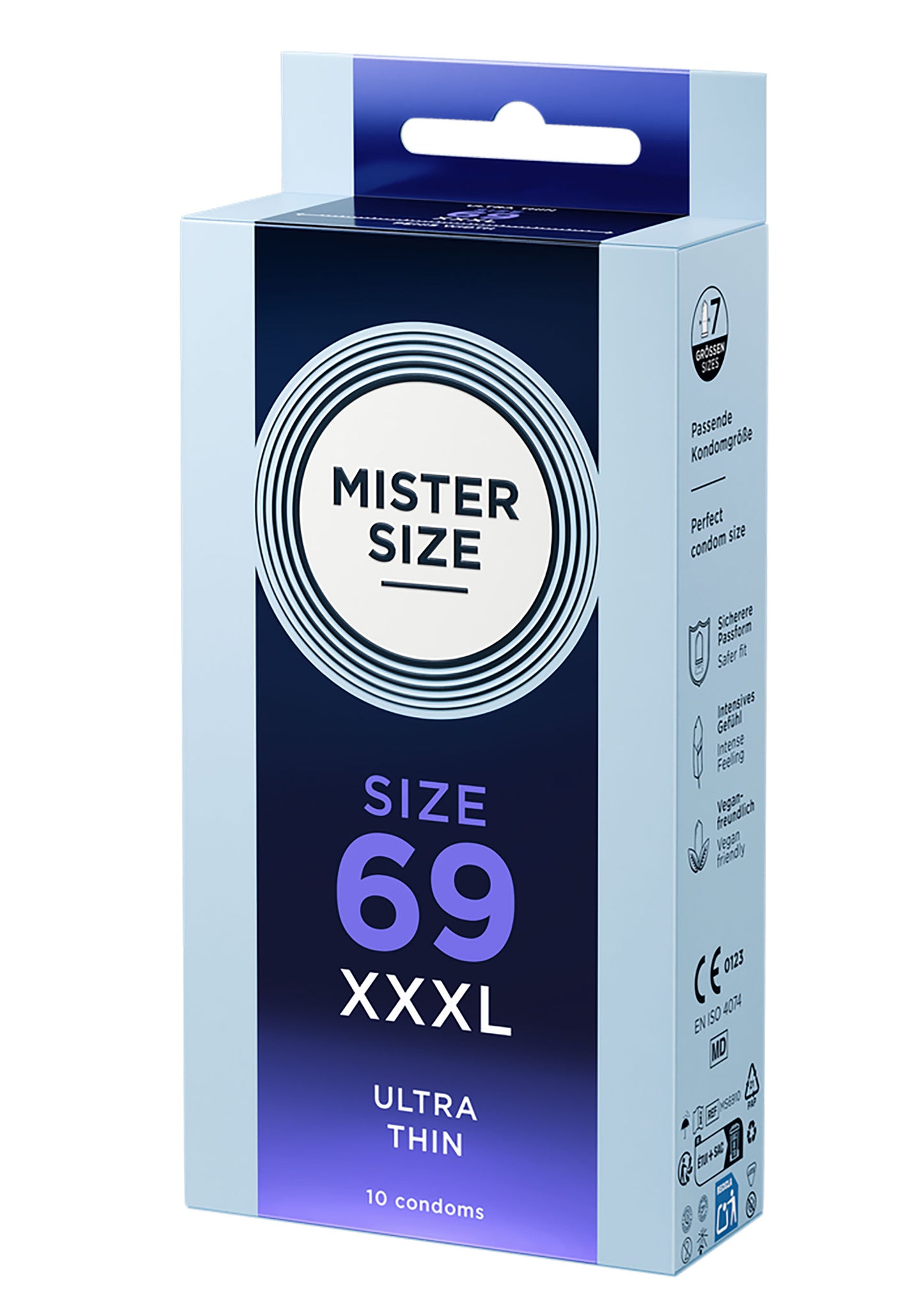 MISTER SIZE 69mm Condoms 10pcs