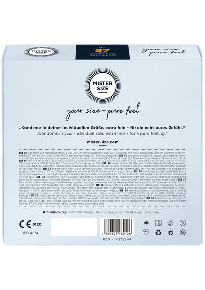 MISTER SIZE 57mm Condoms 36pcs