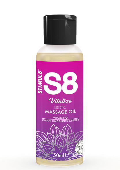 97414 stimul8 s8 massage oil box 3x 50ml