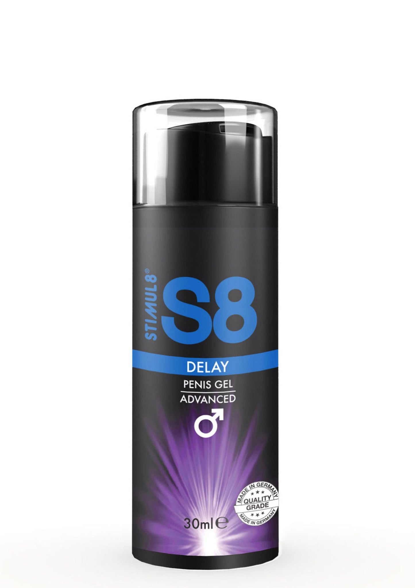 97419 stimul8 s8 boosters s8 delay penis gel 30ml