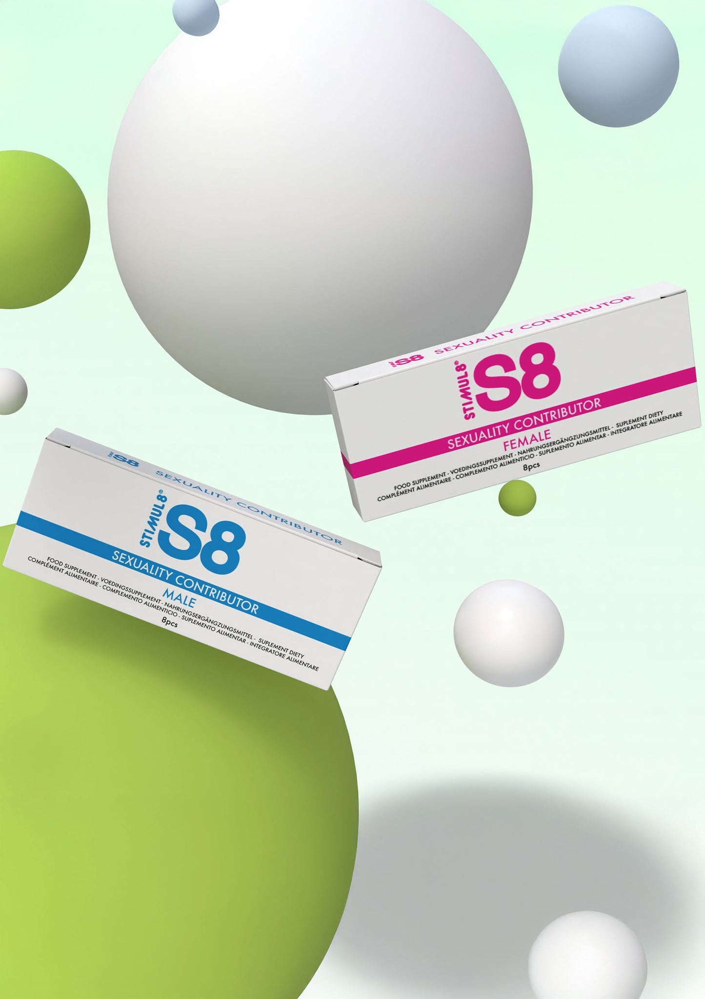 S8 Sexuality Female Tabs 8 pcs