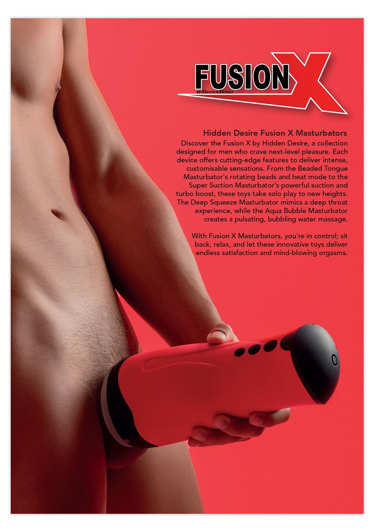 Retail Shelf Pack: Hidden Desire Fusion X Masturbators