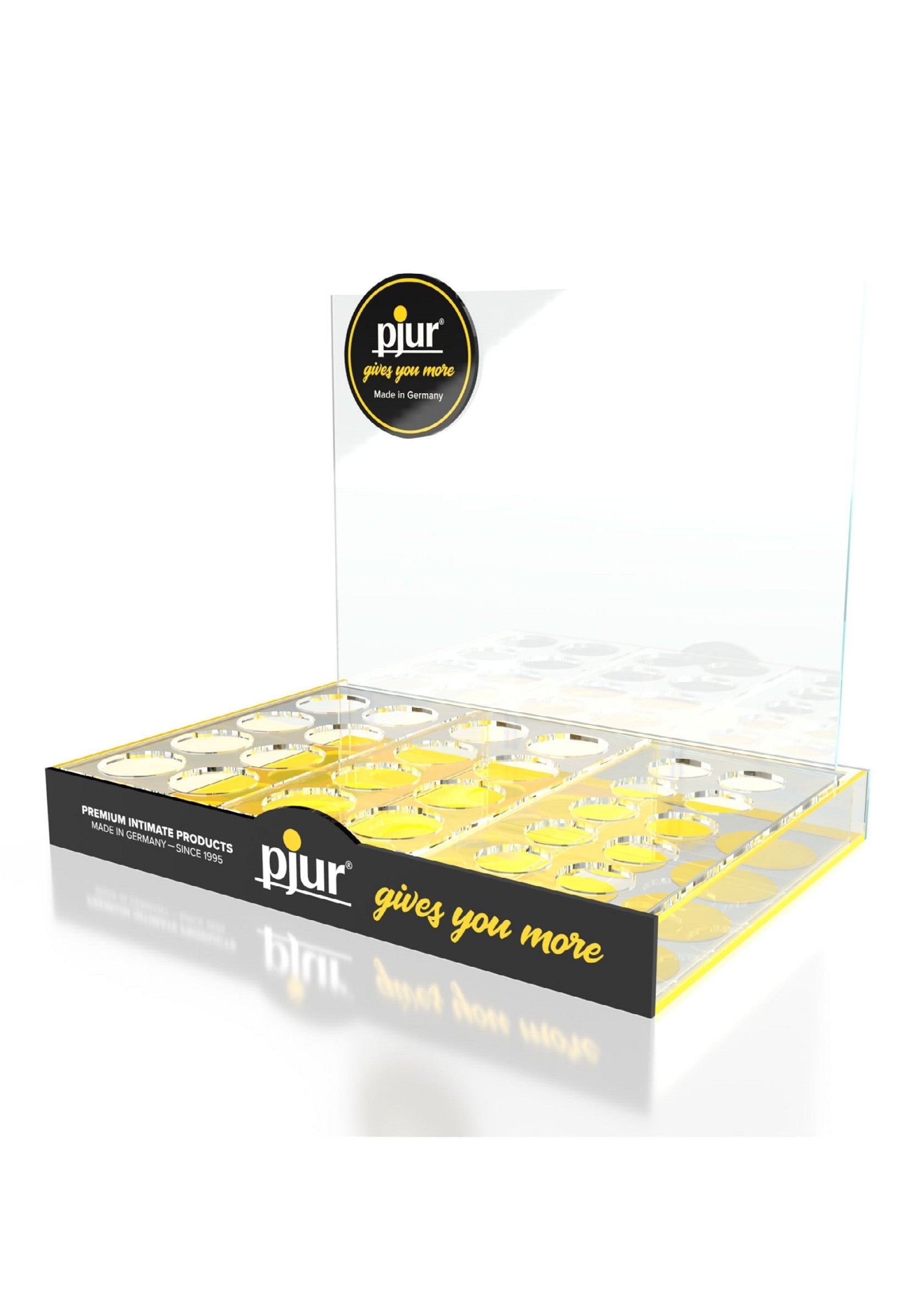 p90008 pjur acrylic counter display