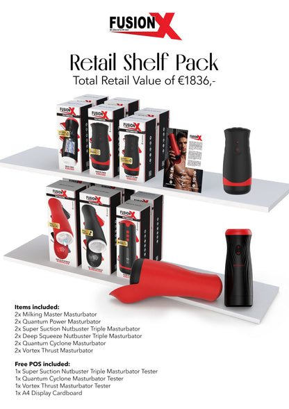 Retail Shelf Pack: Hidden Desire Fusion X Masturbators 2