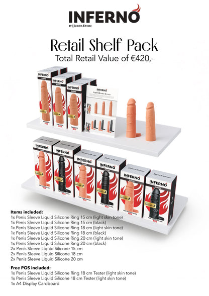 Retail Shelf Pack: Hidden Desire Inferno Sleeves