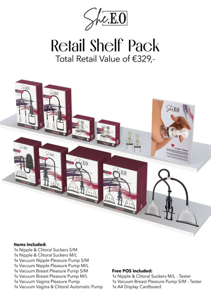Retail Shelf Pack: SheEO Pumps