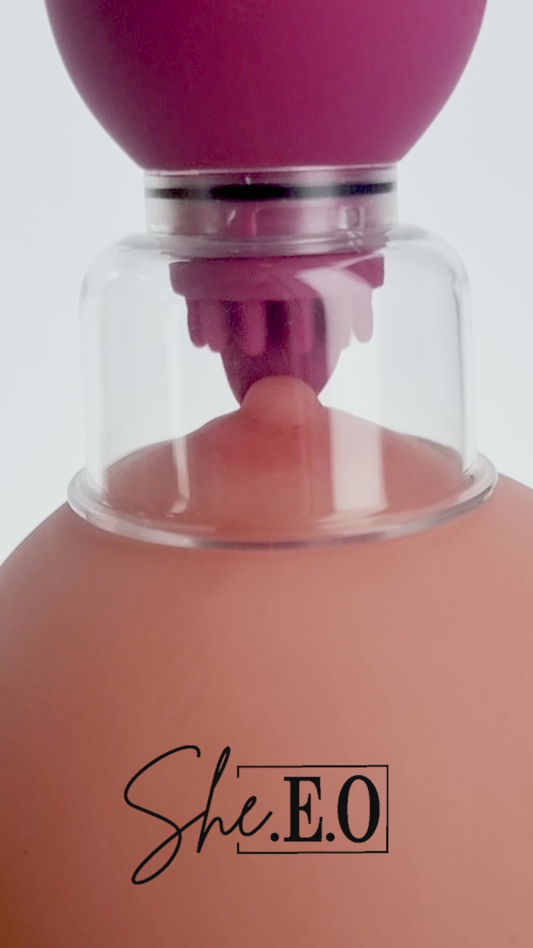 Load video: Vibrating &amp; Rotating Nipple &amp; Clitoral Pump